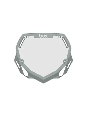 Box Two Number Plate Grey